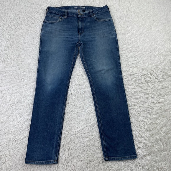 Carhartt Other - Carhartt Pants Mens 36x32 Blue Force Straight Fit Low Rise 5 Pocket Tapered Jean